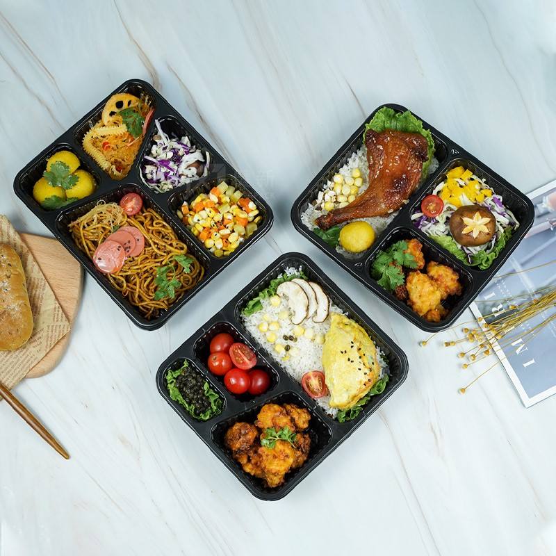 Food grade PP microwavable food container for takeaway