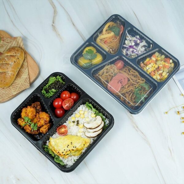 Food grade PP microwavable food container for takeaway