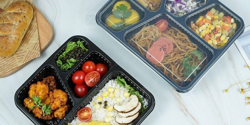 Food grade PP microwavable food container for takeaway