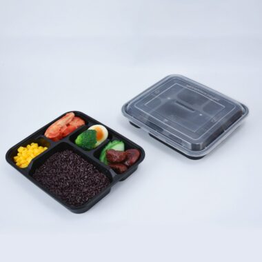 Food grade PP microwavable food container for takeaway