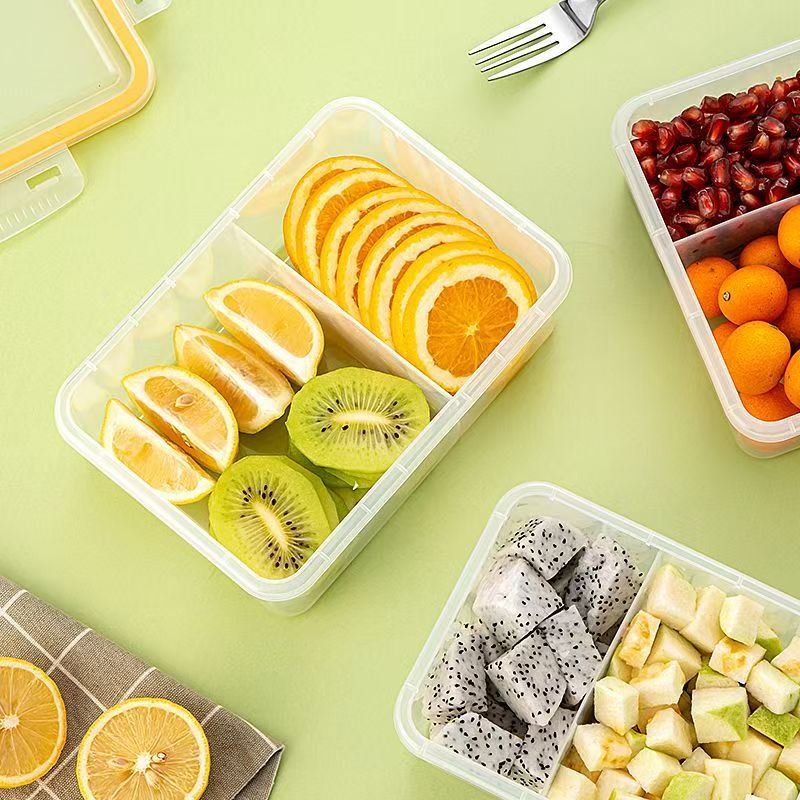 Fruit bento PP reusable food storage container with lid