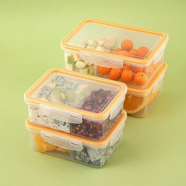 Fruit bento PP reusable food storage container with lid