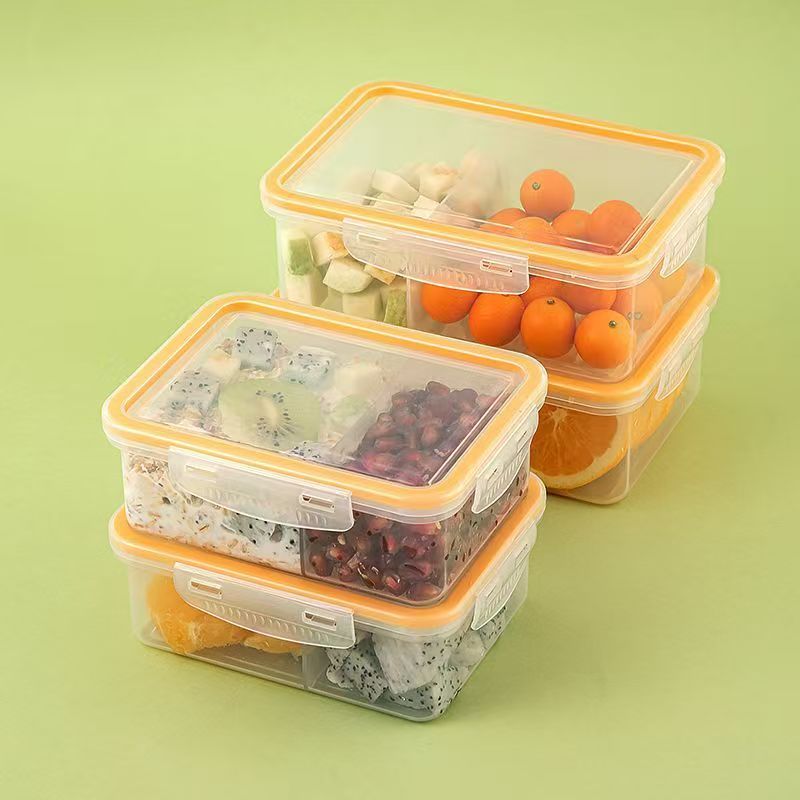 Fruit bento PP reusable food storage container with lid