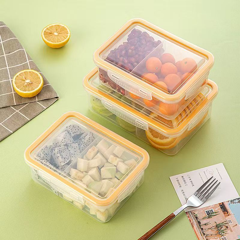Fruit bento PP reusable food storage container with lid