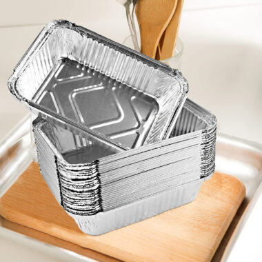 Premium aluminum foil lunch box container for catering use
