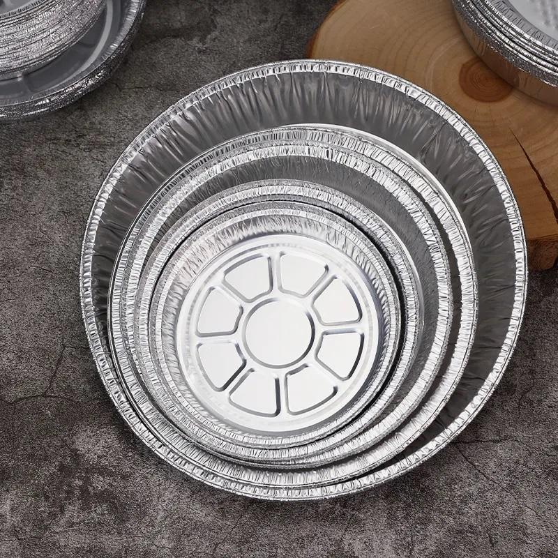 Aluminum foil food container for home, hotel, and restaurant takeaway