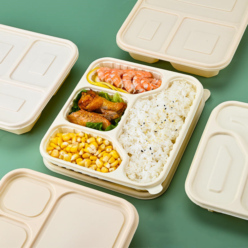 Eco restaurant tableware compostable food containers