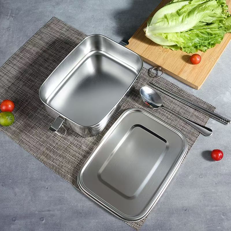 Food-grade 304 stainless steel bento lunch container