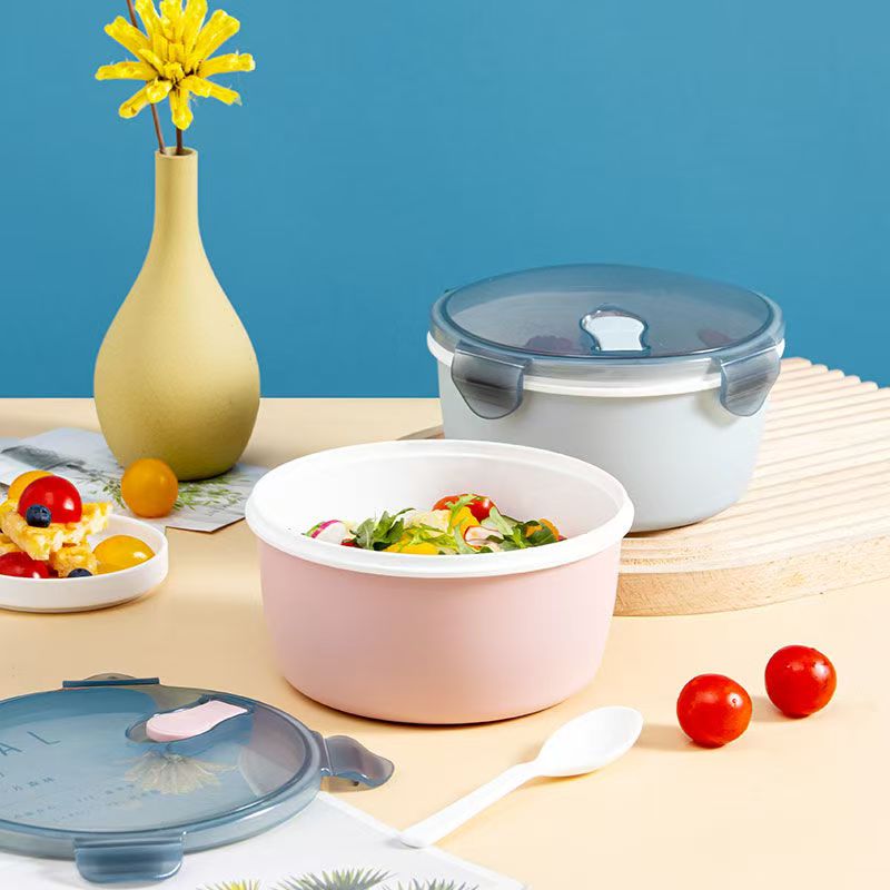 Food grade round PP reusable lunch container for students