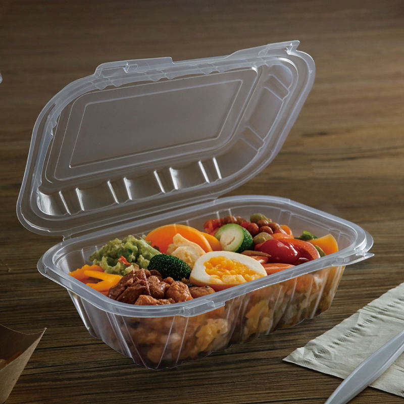 Microwave-safe restaurant food packaging container