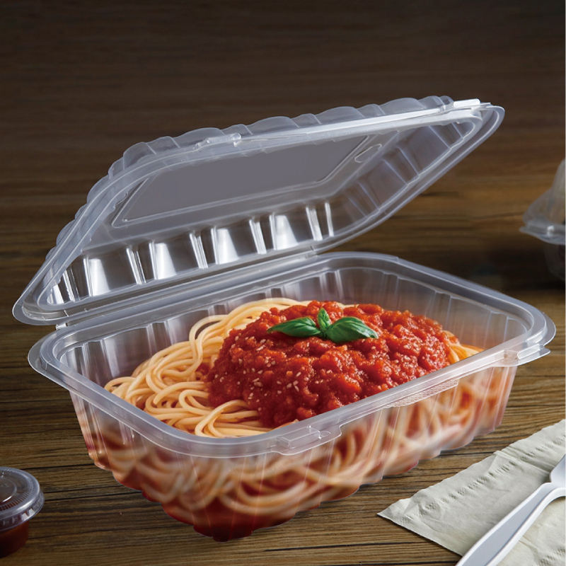 Microwave-safe restaurant food packaging container
