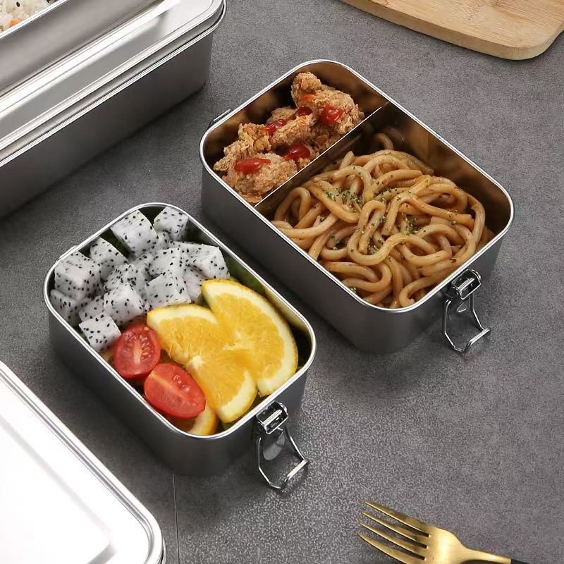 Outdoor camping stainless steel container for food preservation