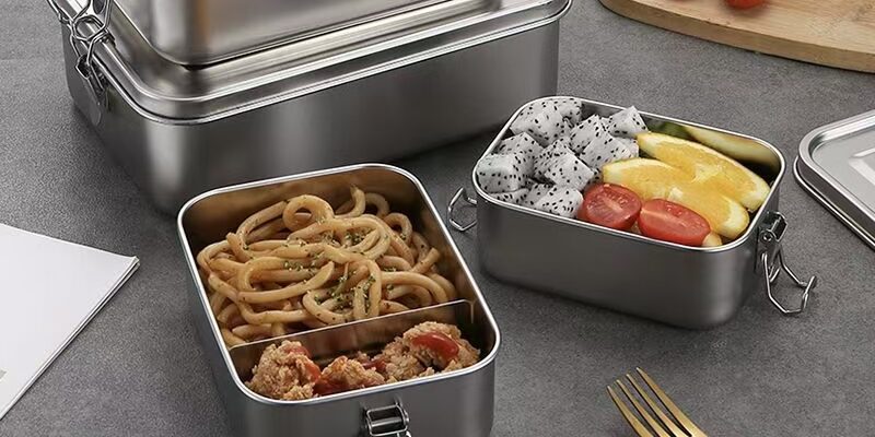 Outdoor camping stainless steel container for food preservation
