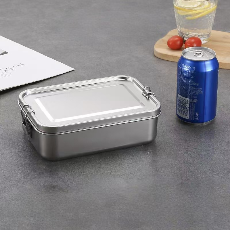 Outdoor camping stainless steel container for food preservation