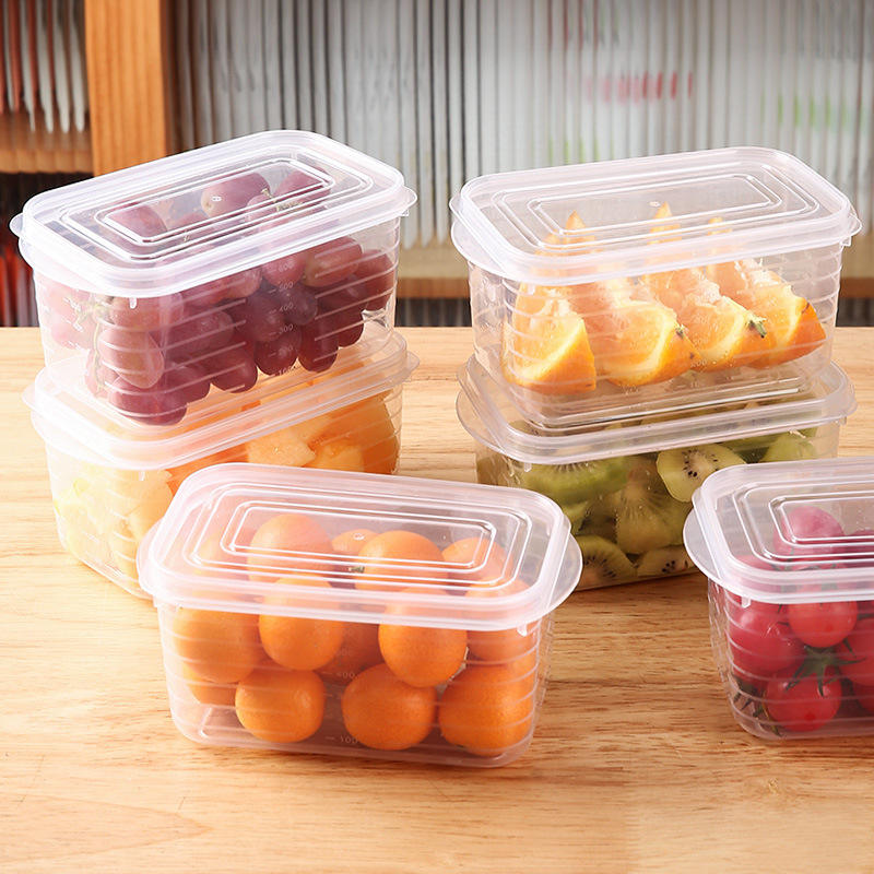 Food-grade microwavable food container with transparent lid